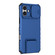 iPhone 16 Plus Stereoscopic Holder Sliding Camshield Phone Case - Blue