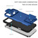 iPhone 16 Plus Stereoscopic Holder Sliding Camshield Phone Case - Blue