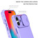 iPhone 16 Plus Stereoscopic Holder Sliding Camshield Phone Case - Purple