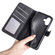 iPhone 16 Plus Stitching Horizontal Flip Leather Phone Case - Black