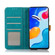 iPhone 16 Plus Stitching Thread Calf Texture Leather Phone Case - Light Green