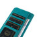 iPhone 16 Plus Stitching Thread Calf Texture Leather Phone Case - Light Green
