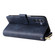Samsung Galaxy A16 5G 9-Card Slots Zipper Wallet Bag Leather Phone Case - Blue