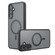 Samsung Galaxy A16 5G Armor MagSafe Precise Hole PC Hybrid TPU Phone Case - Frosted Black