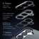 Samsung Galaxy A16 5G Armor MagSafe Precise Hole PC Hybrid TPU Phone Case - Frosted Black