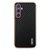 Samsung Galaxy A16 5G AZNS Electroplated Edge Carbon Fiber Texture Phone Case - Black