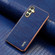 Samsung Galaxy A16 5G AZNS Electroplated Frame Crocodile Texture Full Coverage Phone Case - Blue