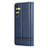 Samsung Galaxy A16 5G AZNS Magnetic Calf Texture Flip Leather Phone Case - Dark Blue