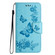 Samsung Galaxy A16 5G Butterfly Embossed Flip Leather Phone Case - Blue