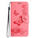 Samsung Galaxy A16 5G Butterfly Embossed Flip Leather Phone Case - Pink