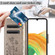 Samsung Galaxy A16 5G Butterfly Flower Pattern Flip Leather Phone Case - Grey