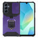 Samsung Galaxy A16 5G Camera Shield Card Slot PC Hybrid TPU Phone Case - Purple Samsung Galaxy A16 5G Camera Shield Card Slot PC Hybrid TPU Phone Case - Purple