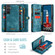 Samsung Galaxy A16 5G CaseMe 008 Detachable Multifunctional Leather Phone Case - Blue