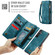 Samsung Galaxy A16 5G CaseMe 008 Detachable Multifunctional Leather Phone Case - Blue