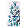 Samsung Galaxy A16 5G Colored Drawing Marble Pattern Leather Phone Case - Little Blue Butterflies