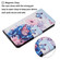 Samsung Galaxy A16 5G Colored Drawing Pattern Leather Phone Case - Purple Butterfly