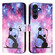 Samsung Galaxy A16 5G Colored Drawing Pattern Plain Weave Leather Phone Case - Baby Panda Samsung Galaxy A16 5G Colored Drawing Pattern Plain Weave Leather Phone Case - Baby Panda
