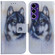 Samsung Galaxy A16 5G Coloured Drawing Flip Leather Phone Case - White Wolf Samsung Galaxy A16 5G Coloured Drawing Flip Leather Phone Case - White Wolf