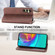 Samsung Galaxy A16 5G Cubic Grid Calf Texture Magnetic Leather Phone Case - Brown