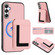 Samsung Galaxy A16 5G CX01 Detachable Magsafe Magnetic Card Bag Phone Case - Pink