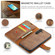 Samsung Galaxy A16 5G DG.MING Crazy Horse Texture Detachable Magnetic Leather Case - Brown
