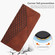 Samsung Galaxy A16 5G Diamond Splicing Skin Feel Magnetic Leather Phone Case - Brown