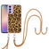 Samsung Galaxy A16 5G Electroplating Dual-side IMD Phone Case with Lanyard - Leopard Print
