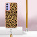 Samsung Galaxy A16 5G Electroplating Dual-side IMD Phone Case with Lanyard - Leopard Print