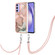 Samsung Galaxy A16 5G Electroplating Marble Dual-side IMD Phone Case with Lanyard - Rose Gold 015 Samsung Galaxy A16 5G Electroplating Marble Dual-side IMD Phone Case with Lanyard - Rose Gold 015