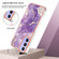 Samsung Galaxy A16 5G Electroplating Marble Pattern Dual-side IMD TPU Shockproof Phone Case - Purple 002