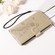 Samsung Galaxy A16 5G Embossed Butterfly Flowers Leather Phone Case - Gold Samsung Galaxy A16 5G Embossed Butterfly Flowers Leather Phone Case - Gold