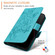 Samsung Galaxy A16 5G Embossed Rose RFID Anti-theft Leather Phone Case - Light Blue Samsung Galaxy A16 5G Embossed Rose RFID Anti-theft Leather Phone Case - Light Blue