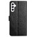 Samsung Galaxy A16 5G Flower Embossed Leather Phone Case - Black