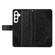 Samsung Galaxy A16 5G Flower Embossed Leather Phone Case - Black Samsung Galaxy A16 5G Flower Embossed Leather Phone Case - Black