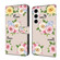 Samsung Galaxy A16 5G Fresh Painted Leather Phone Case - Colored Flowers