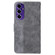 Samsung Galaxy A16 5G Geometric Embossed Leather Phone Case - Grey