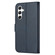 Samsung Galaxy A16 5G Global Embossed Happy Cat Pattern Flip Leather Phone Case - Blue Samsung Galaxy A16 5G Global Embossed Happy Cat Pattern Flip Leather Phone Case - Blue