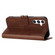 Samsung Galaxy A16 5G Global Embossed Happy Cat Pattern Flip Leather Phone Case - Brown