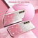 Samsung Galaxy A16 5G Gradient Glitter Flower All-inclusive Phone Case - Pink