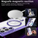 Samsung Galaxy A16 5G Ice Color Magnetic Series TPU Hybrid Acrylic Magsafe Phone Case - Transparent