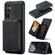 Samsung Galaxy A16 5G JEEHOOD J02 Magnetic Zipper Horizontal Flip Leather Phone Case - Black