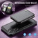 Samsung Galaxy A16 5G JEEHOOD J05 Business Magnetic Style RFID Leather Phone Case - Black