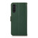 Samsung Galaxy A16 5G KHAZNEH Side-Magnetic Litchi Genuine Leather RFID Phone Case - Green