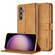 Samsung Galaxy A16 5G LC.IMEEKE Calf Texture Leather Phone Case - Brown