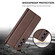 Samsung Galaxy A16 5G LC.IMEEKE Calf Texture Leather Phone Case - Coffee