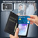 Samsung Galaxy A16 5G LC.IMEEKE L1 Series Frosted Fine Texture PU Phone Case - Black