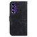 Samsung Galaxy A16 5G Lily Embossed Leather Phone Case - Black