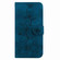 Samsung Galaxy A16 5G Lily Embossed Leather Phone Case - Dark Blue