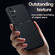 Samsung Galaxy A16 5G Litchi Leather Magnetic Full Coverage Shockproof Phone Case - Black