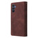 Samsung Galaxy A16 5G Multifunctional Frosted Zipper Wallet Leather Phone Case - Coffee